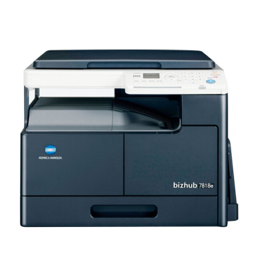 柯尼卡美能达 KONICA MINOLTA bizhub 7818e黑白数码复合机 复印 打印 扫描