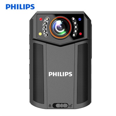 飞利浦/PHILIPS VTR8203通用无线电通信设备 4K执法记录仪 /20小时双电池强劲续航/高清拍照/智能收音降噪/512GB存储